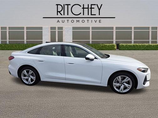 Arkona White 2025 Audi A5 Premium Plus TFSI quattro S tronic