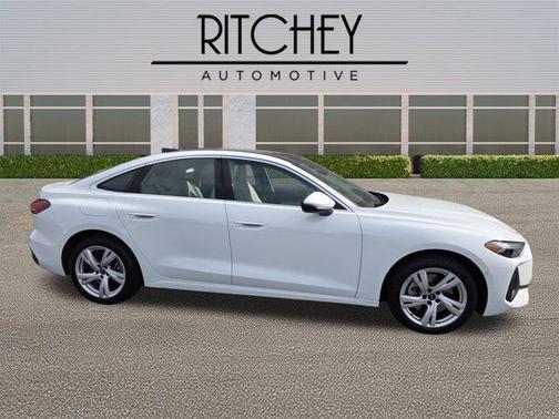 Arkona White 2025 Audi A5 Premium Plus TFSI quattro S tronic
