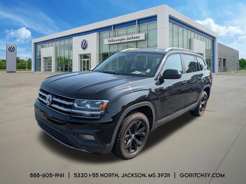 Deep Black Pearl 2018 Volkswagen Atlas 3.6L SE