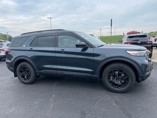 Stone Blue Metallic 2023 Ford Explorer Timberline