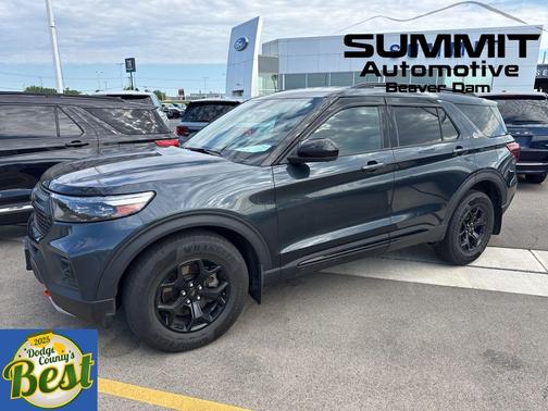 Stone Blue Metallic 2023 Ford Explorer Timberline