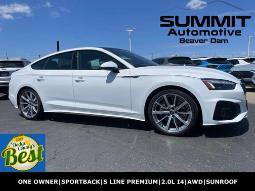 Mythos Black Metallic 2025 Audi A5 Sportback 45 S Line Premium