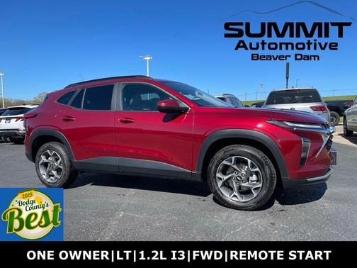 Crimson Metallic 2025 Chevrolet Trax LT