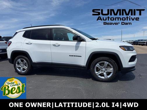 Bright White Clearcoat 2024 Jeep Compass Latitude