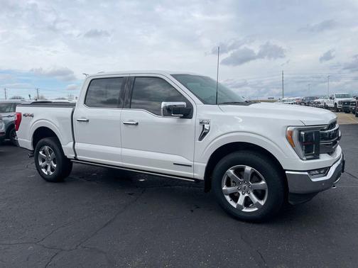 Star White Metallic Tri-Coat 2022 Ford F-150 Lariat