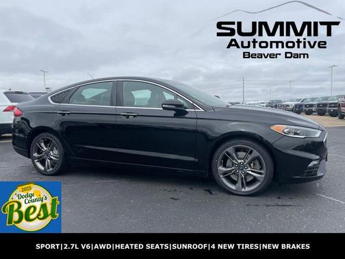 Shadow Black 2017 Ford Fusion Sport