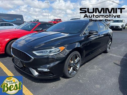 Shadow Black 2017 Ford Fusion Sport