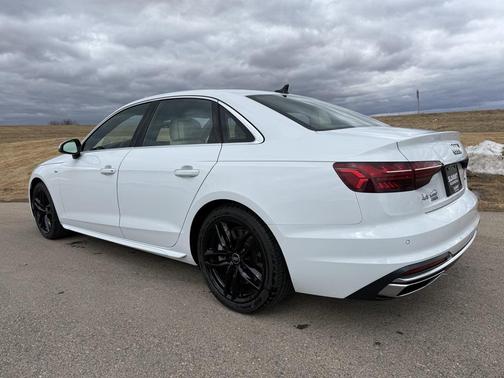 White 2023 Audi A4 45 S line Premium Plus