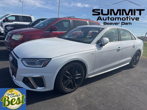 White 2023 Audi A4 45 S line Premium Plus