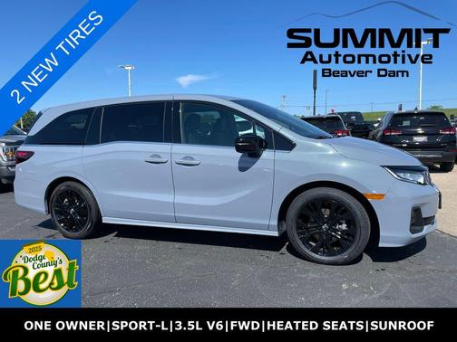 Sonic Gray Pearl 2025 Honda Odyssey Sport-L