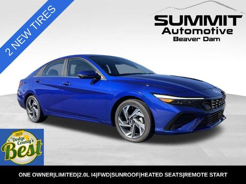 Intense Blue 2024 Hyundai ELANTRA Limited