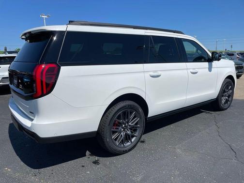 White Metallic 2025 Ford Expedition Max Platinum