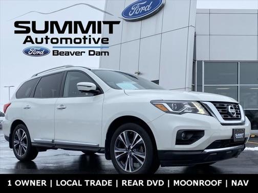 Pearl White 2017 Nissan Pathfinder Platinum
