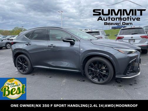 Cloudburst Gray 2022 Lexus NX 350 F SPORT Handling