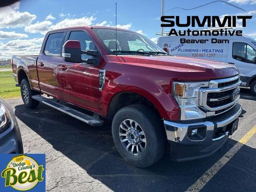 Rapid Red Metallic Tinted Clearcoat 2022 Ford F-250 Lariat