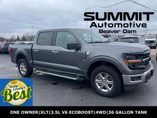 Gray 2024 Ford F-150 XLT