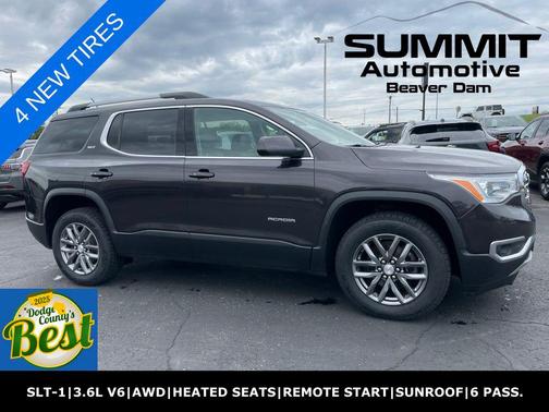 Iridium Metallic 2018 GMC Acadia SLT-1