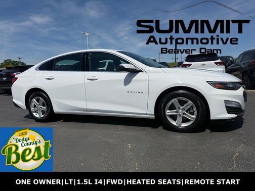 Summit White 2023 Chevrolet Malibu FWD 1LT