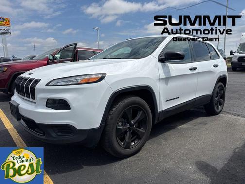 Bright White Clearcoat 2016 Jeep Cherokee Altitude