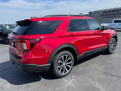 Rapid Red Metallic Tinted Clearcoat 2026 Ford Explorer ST-Line