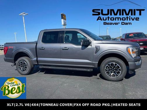 Gray 2021 Ford F-150 XLT