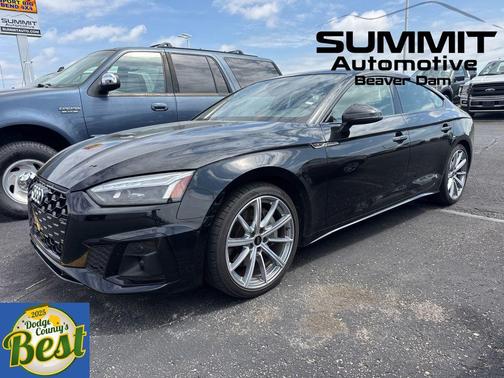 White 2025 Audi A5 Sportback 45 S Line Premium