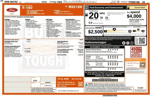 Agate Black Metallic 2026 Ford F-150 STX