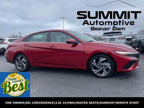 Ultimate Red 2025 Hyundai ELANTRA SEL