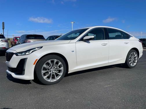 Crystal White Tricoat 2020 Cadillac CT5 Premium Luxury RWD