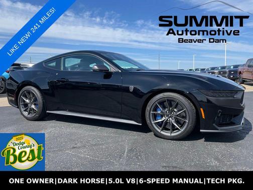 Shadow Black 2024 Ford Mustang Dark Horse Fastback