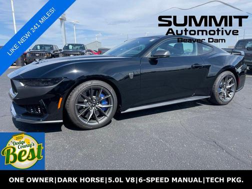 Shadow Black 2024 Ford Mustang Dark Horse Fastback