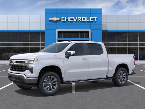 Summit White 2026 Chevrolet Silverado 1500 1LT