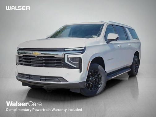 Summit White 2025 Chevrolet Suburban LS