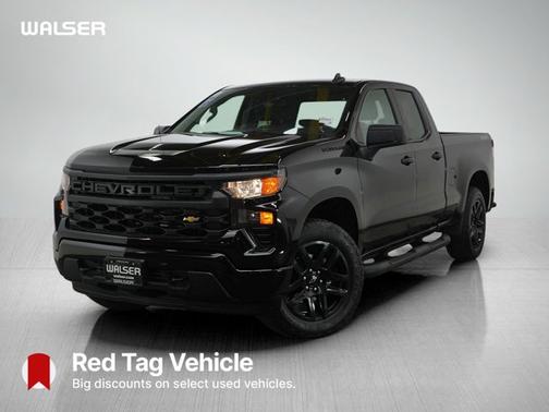 Black 2024 Chevrolet Silverado 1500 Custom