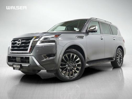 Gun Metallic 2024 Nissan Armada Platinum