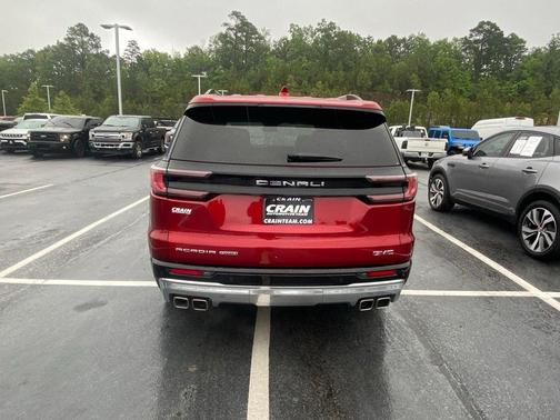 Volcanic Red 2025 GMC Acadia Denali