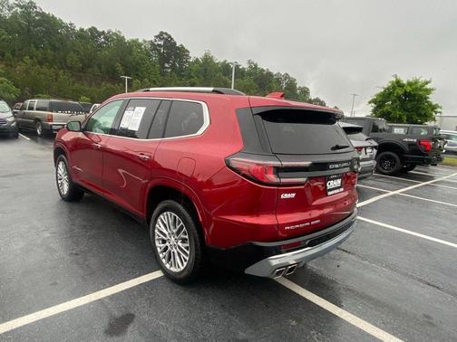 Volcanic Red 2025 GMC Acadia Denali