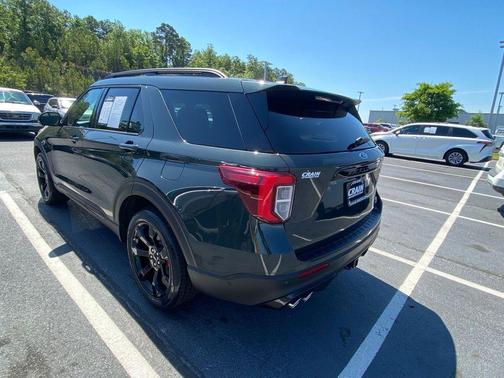Forged Green Metallic 2023 Ford Explorer ST