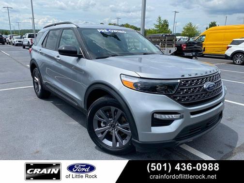 Iconic Silver Metallic 2022 Ford Explorer XLT