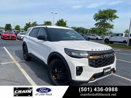 White Metallic 2026 Ford Explorer Tremor