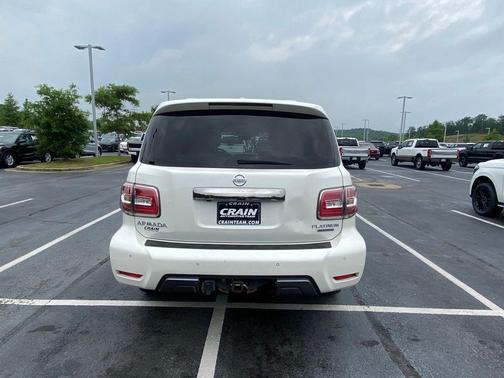 Pearl White Tri-Coat 2019 Nissan Armada Platinum