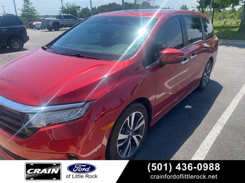Radiant Red Metallic II 2024 Honda Odyssey Touring