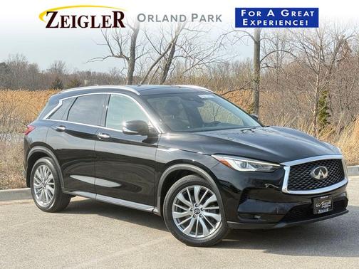 Black Obsidian 2023 INFINITI QX50 LUXE AWD