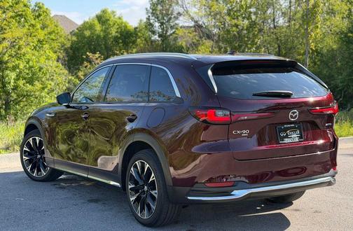 Soul Red Crystal Metallic 2024 Mazda CX-90 PHEV Premium