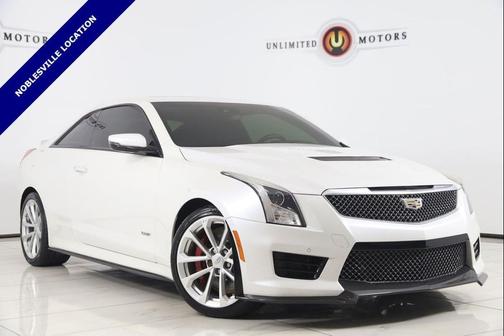 Crystal White Tricoat 2016 Cadillac ATS-V