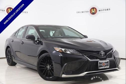 Midnight Black Metallic 2023 Toyota Camry XSE