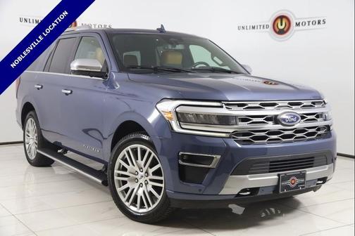 Infinite Blue Metallic Tinted Clearcoat 2023 Ford Expedition Platinum