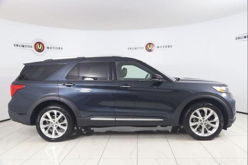 Stone Blue Metallic 2022 Ford Explorer Platinum
