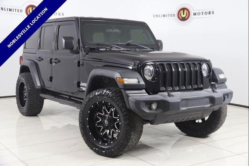 Black Clearcoat 2018 Jeep Wrangler Unlimited Sport
