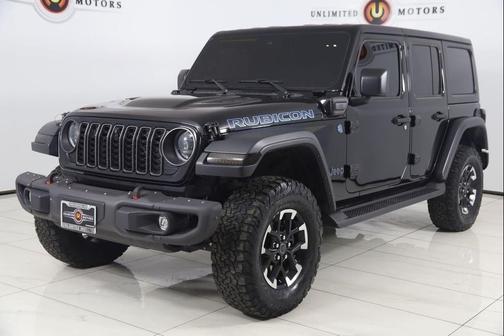 Black Clearcoat 2024 Jeep Wrangler 4xe Rubicon